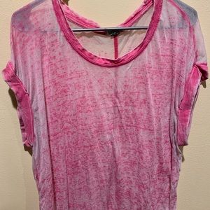 Plus size pink t shirt